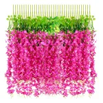 Flores Artificiales Vara Pack X12 Enredadera Colgante Guia