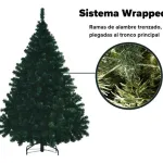 Árbol De Navidad  Montañes Deluxe 2.1mts Base Metálica