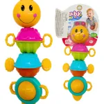Sonajero Bebe Oruga Movil Luz Didactico Para Bebe