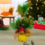 Arbolito De Navidad 20cm Decoracion Navideña Pino Adornos