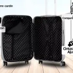 Valija Rigida Grande Expandible 28´ De Viaje + Candado