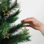 Adornos Navideños Estrellas Para Arbolito De Navidad 5cm X8u