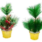 Arbolito De Navidad Decoracion Navideña Pino 20cm Adornos