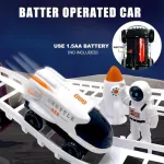 Pista De Autos Espacial Cohete Muñecos Astronauta Carreras