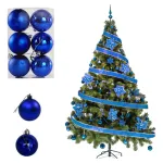 Adornos Navideños Set Bolas De Navidad 6cm X60 Unidades
