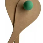 Pelota Paleta Playa Juego Tenis Padel Playera De Madera