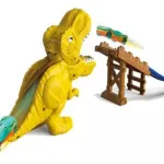Pista De Autos Dinosaurio Lanzador T-rex Juguete Carrera