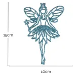 Adornos Navideños Hadas Para Arbolito De Navidad 15cm X4u