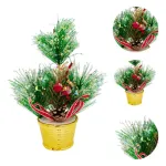 Arbolito De Navidad Decoracion Navideña Pino 20cm Adornos