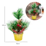 Arbolito De Navidad Decoracion Navideña Pino 20cm Adornos