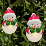 Bolas Navidad Adorno Navideño Con Luz Para Arbol