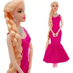 Muñeca Fashion Articulada Con Trenzas Estilo Barbie Juguete