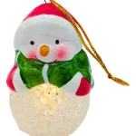 Bolas Navidad Adorno Navideño Con Luz Para Arbol