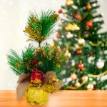 Arbolito De Navidad 20cm Decoracion Navideña Pino Adornos