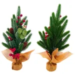 Arbol De Navidad Mini Pino Navideño De Mesa Decorado 40cm