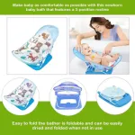 Silla De Baño Mecedora Plegable Bebe Pileta Bañera