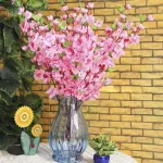 Flores Artificiales Ramo Vara Cerezos Decoracion Pack X10