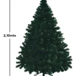 Árbol De Navidad  Montañes Deluxe 2.1mts Base Metálica
