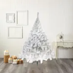 Arbol De Navidad Blanco Montañes Deluxe 1,30mts Decoracion