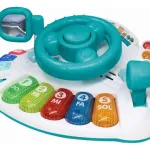 Volante Didáctico Con Piano Luz Y Sonidos Para Bebé