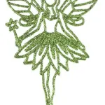 Adornos Navideños Hadas Para Arbolito De Navidad 15cm X4u