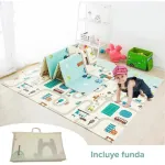 Alfombra Antigolpes Plegable Bebes Reversible 120x180cm
