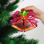 Campanas Navideñas 18cm Deco Navidad Adornos Para El Arbol