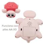 Proyector Tortuga Infantil Musical Luz Sonido Juguete