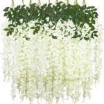 Flores Artificiales Vara Pack X12 Enredadera Colgante Guia
