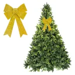 Moño Navidad 30cm Adornos Navideños Decoración Para El Arbol