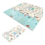 Alfombra Antigolpes Plegable Bebes Reversible 120x180cm