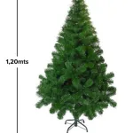 Arbol Denavidad Tronador De Lujo 1.20mts Base Metal 