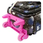 Mochila Para Nena Carrito 17'' Escolares Carro Con Ruedas