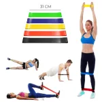 Bandas Elasticas Gym Entrenamiento Resistencia X5 Fitness