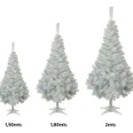 Arbol Navidad Canadian Spruce Blanco/plata 1.5mt Cybermonday