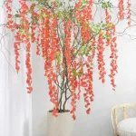 Flores Artificiales Vara Pack X12 Enredadera Colgante Guia