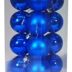 Adornos Navideños Set Bolas De Navidad 5cm X16 Unidades