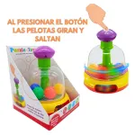 Juguete Didáctico A Presión Con Pelotitas Para Bebé