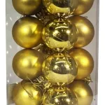Adornos Navideños Set Bolas De Navidad 5cm X16 Unidades