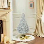 Arbol Navidad Canadian Spruce Blanco/plata 1.5mt Cybermonday