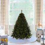 Árbol De Navidad Alpino 1.5mts Base Metálica