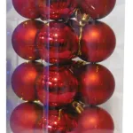 Adornos Navideños Set Bolas De Navidad 4cm X16 Unidades