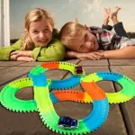 Pista Luminosa Flexible 165 Piezas 1 Auto Luminoso