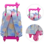Mochila Carrito Escolar 17'' Set Carro Con Ruedas + Canopla