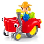 Coche Tractor Juguete Bebé Con Luz Sonidos Y Movimiento