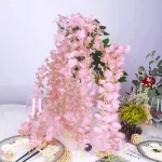 Flores Artificiales Vara Pack X12 Enredadera Colgante Guia