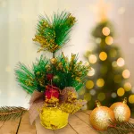 Arbolito De Navidad 20cm Decoracion Navideña Pino Adornos