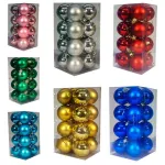 Adornos Navideños Set Bolas De Navidad 4cm X16 Unidades