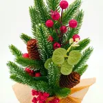 Arbol De Navidad Mini Pino Navideño De Mesa Decorado 40cm