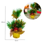 Arbolito De Navidad 20cm Decoracion Navideña Pino Adornos